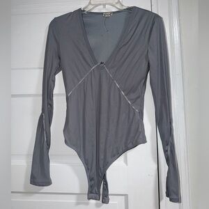 Victoria Long Sleeve Rib Bodysuit